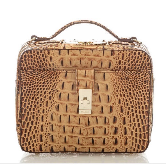 Brahmin Handbags - *SOLD*BRAHMIN Evie Toasted Melbourne Croc Embossed